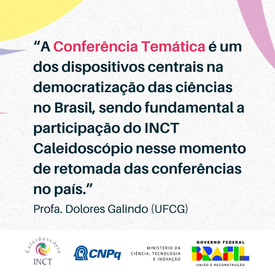 5ª Conferência Nacional de Ciência, Tecnologia e Inovação . Por mais meninas e mulheres nas ciências: pesquisadoras do INCT Caleidoscópio participam de conferência por equidade de gênero no RJ.