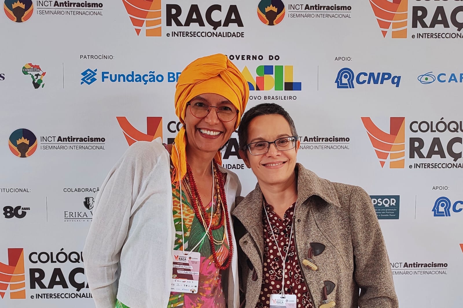 GT TER - Tecnologias de Enfrentamento a Racismos na Escola e na Universidade. Pesquisadoras Jacqueline Fiuza da Silva Regis (INCT Caleidoscópio/CNPq) e Joana Plaza Pinto (UFG)