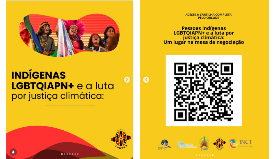 Rede Arandu lança cartilha em colaboração sobre Pessoas indígenas LGBTQIAPN+ e a luta por justiça climática: um lugar na mesa de negociação