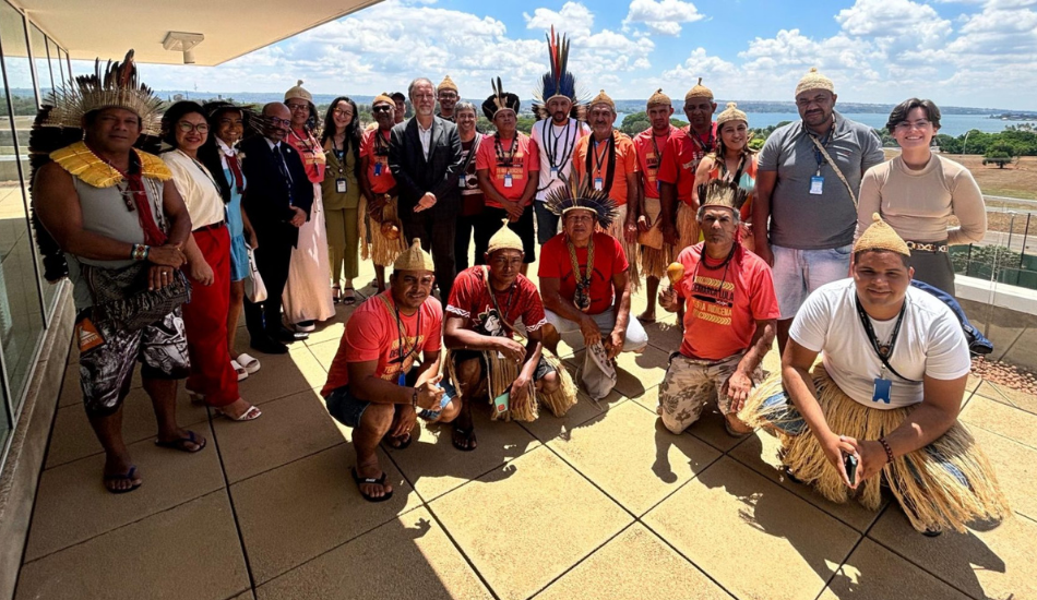 Rede Arandu participa da reunião com o Alto Comissário das Nações Unidas na Casa da ONU em Brasília. INCT Caleidoscópio
