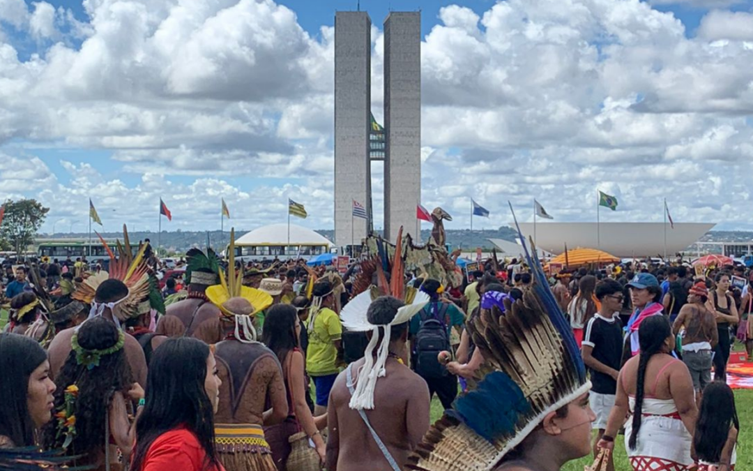 Rede Arandu acompanha a 22ª edição do Acampamento Terra Livre (ATL) e a marcha principal do maior movimento indígena do Brasil