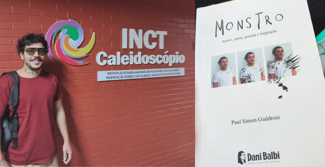 Paúl Simon Gialdroni visita INCT Caleidoscópio e compartilha experiências entre pesquisa, arte, ativismo e migração de pessoas LGBTQIA+
